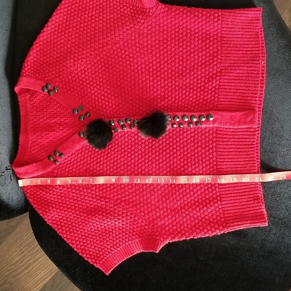 Red Cardigan - Picture 9 of 9